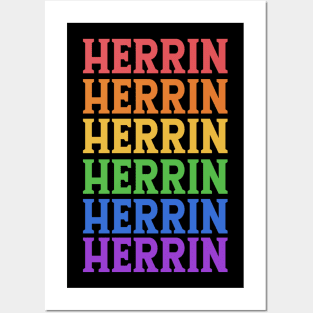 HERRIN COLORFUL CITY Posters and Art